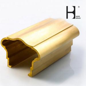 Rust Resistant Hpb58-3 Brass Handrail With Chrome Surface