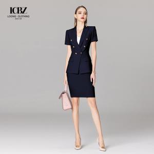 China Women's Formal Suit in Slim Fit Polyester Fiber Fabric Office Dress for Ladies wholesale