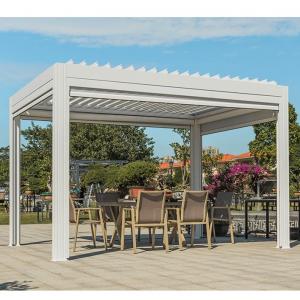 Outdoor Aluminum Patio Pergola Garden Leisure European Aluminum Louvered Pergola Suppliers