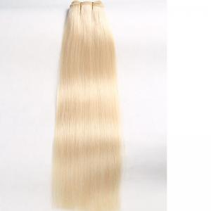 China Doulde Drawn Blonde Hair Color Silky Straight Brazilian Hair Extension supplier