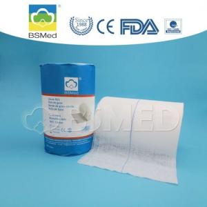 Rolled White Cotton Gauze Bandage , Soft Touch Wound Packing Gauze