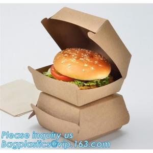 China Custom,food grade and good printing shipping humberger box for sale,Paper bag for bread or cake or humberger bagease pac supplier