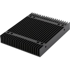 China Electronic Devices Skived Fin Heat Sink Black Lightweight Thermal Component Designed for Electronics Cooling and Heat Dissipation supplier