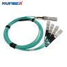 China Huawei ZTE Compatible SFP+ Optical Cable AOC 1m 5m 850nm 100GbpS To 4x25G wholesale