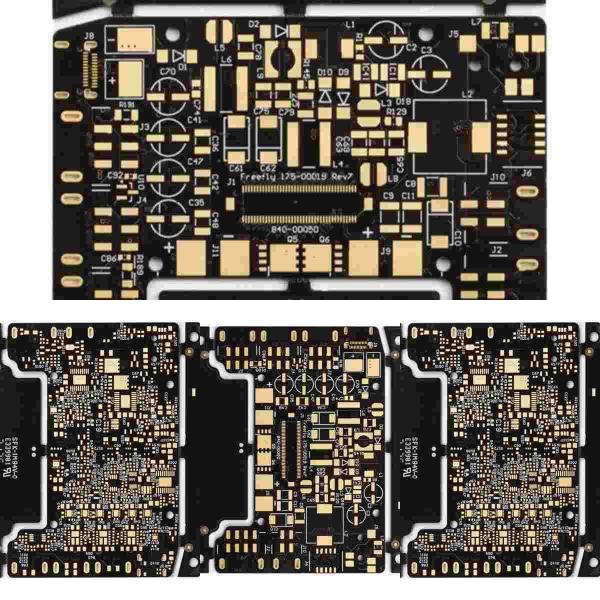 4 Layers FR4 HDI high density interconnect pCB For Medical Device