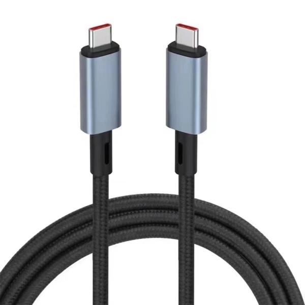 Customized USB 4.0 USB Type C To USB Type C Cord For Mobile Phone Charging