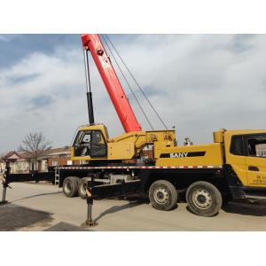 2020 used Sany tyre mounted truck crane 50t model STC500E5 with less working hours in stock for sale