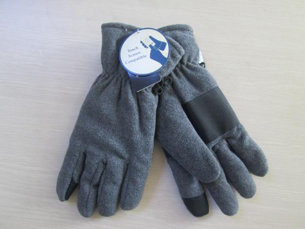 Winter gloves for Men and Woven--Fleece Glove--Polyester glove-Touch screen glove for Smrt touch--Iphone Use
