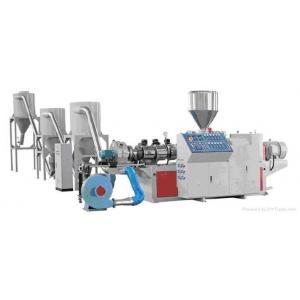 Double Screw Hot Cutting Plastic Pelletizer Machine 60KW For PVC