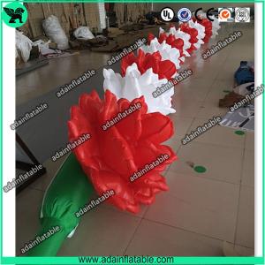 China 10m Inflatable Rose Flower Chain For Wedding Decoration supplier