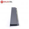 Cat6 Data Patch Panel 19 Inch 24 Port 0.5U , Dual IDC UTP Patch Panel MT4018