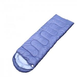 Blue Waterproof 190T Polyester Outdoor Mountain Sleeping Bag 210*75CM