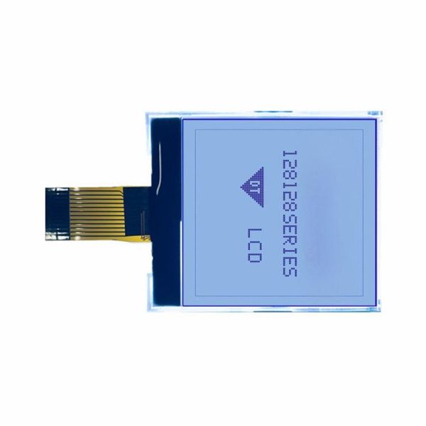 Panneau LCD monochrome 600 de luminosité 128x128 Interface SPI Mode FSTN Gris