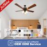 China 52 inch Traditional LED Ceiling Fan with 5 MDF Blades and Lighting Solutions Service wholesale