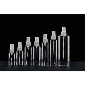 China Square 300ml Plastic Cosmetic Bottles With Sprayer Cleansing Water Toner supplier