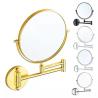 China Illuminated Folding Bathroom Mirror with 3 Times Magnification and Retractable Design wholesale