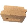 China High Alumina Curved Tile AL2O3 Arc Lining Brick with Good Wear and Impact Resistance wholesale