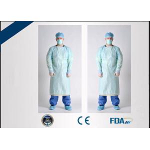 China Long Sleeve Disposable Protective Gowns Anti Virus Infection With Thumb Hole supplier
