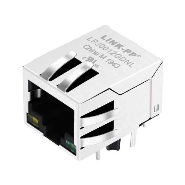 13F-61YGD2NL RJ45 Single Port  With Magnetics Integrated LPJ0012GDNL