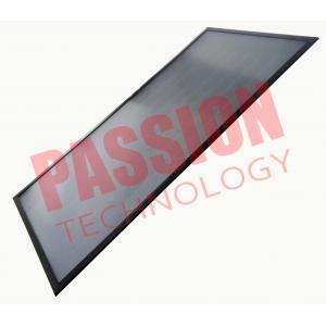 China Hot Water Heating Flat Plate Solar Collector Blue Titanium Absorber Coating supplier