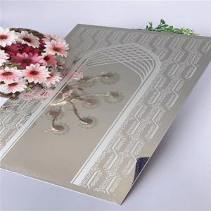 Etching Patterns Stainless Steel Sheets For Decorative Lift Cabin