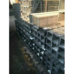 Rectangular / Square Steel Pipe Hollow Section Galvanzied / Black Annealing Steel Tube