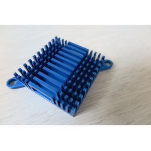 China Blue Air Cooling Aluminum Heat Sink Extrusion Casting And Forging Heat Sink supplier