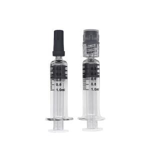 0.5ml 1ml Scale Mark Glass Twist Luer Lock Syringe Electronic Cigarette Accessories