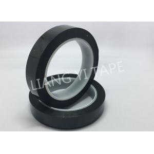 China Single Side Coated Black Electrical Tape , 2 Mils Polyester PET Film Flame Retardant Tape supplier
