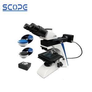 China Upright Digital Optical Metallurgical Microscope With Camera Trinocular supplier