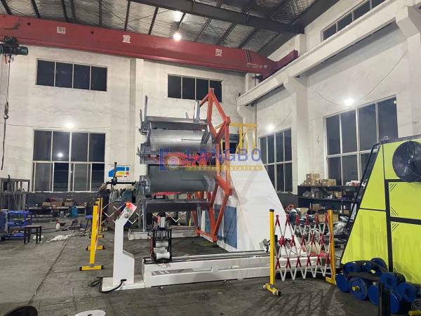 PE Pipe Automatic Coiler Double Disk Winder For Multifunctional Plastic Winding Machine Coiling Range 1600-3200mm