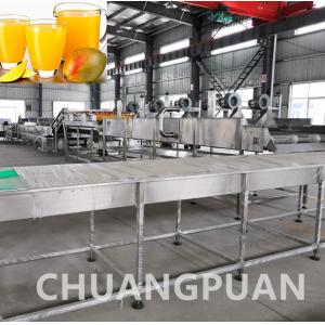 China Stainless Steel Mango Juice Production Line 20 - 150KW For High Performance Output supplier