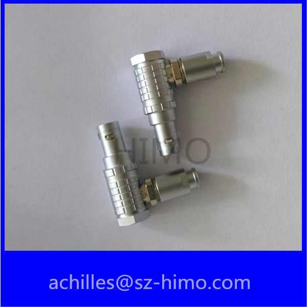 China Conector da tomada do cotovelo do lemo da série do pino B de FHG.0B.303.CLad 3 supplier