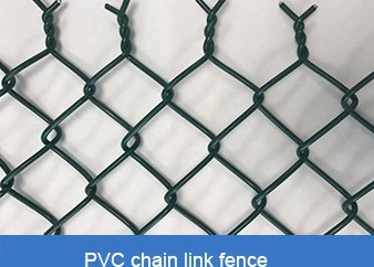 6 pies de PVC galvanizado recubierto de cercas de enlace de cadena ASTM E2016 ISO9001