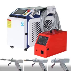 China Le plus bon marché 4 en 1 soudeur laser à fibres multifonctions machine de soudage laser portative 1500w pour le métal supplier