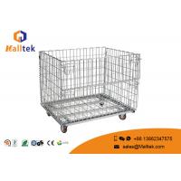 China Heat Resistant Wire Mesh Storage Cages Wire Mesh Security Cage With Wheels on sale