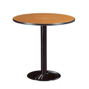 Iron Leg Round Banquet Buffet Table PVC Surface Plywood Board