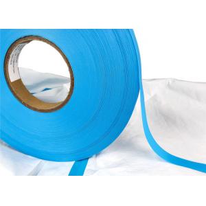 China Hot Air EVA Seam Sealing Tape Double Layer Polymer 0.17mm Blue PEVA 200m / Roll supplier