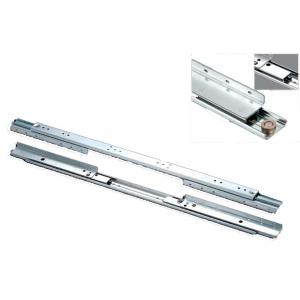 China sliding rails Metal Table Extension Slides for dining Table , 1.5 x 1.5mm Thick supplier