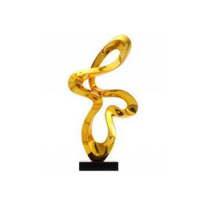 Custom Abstract Resin Ribbon Sculpture Decorative Art Craft