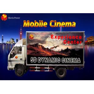Simple Dynamic Bubble Lighting Wind Mobile 5D Cinema Truck 2.25KW 220V