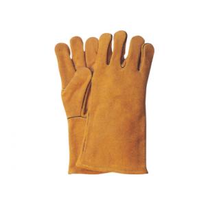 China 14 inch heavy duty industry Flame resistant Welding Gloves / Glove 11104 supplier