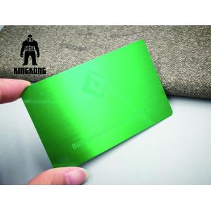 Colorful Anodized Sublimation 304 Steel Metal VIP Business Cards 0.7 / 0.8mm Thickness