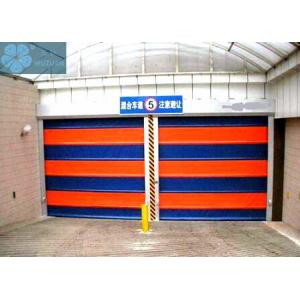 China Stainless Steel 5.5KW Sew Motor PVC Roller Shutter Doors supplier