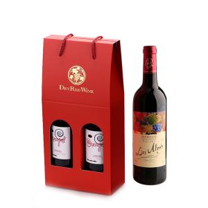 China Paper Cardboard Wine Bottle Packaging Box With Custom Printed Logo supplier