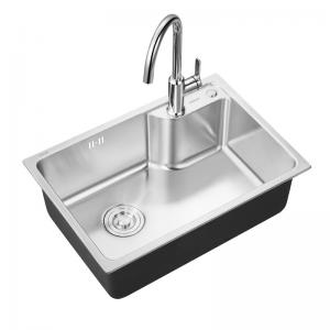 China AF5508 Stainless Steel Kitchen Sink 620×430×201mm Single Bowl supplier