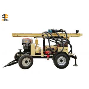 China 24kw Engine Power Dth Drilling Rig 2m Drill Pipe Water Well Drilling Rig supplier