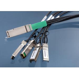 Passive Cisco QSFP + Copper Cable Wiring Twinax QSFP to SFP Cable