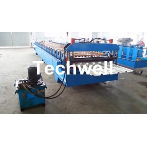 Hydraulic cutting Trapezoidal Roof Deck Roofing Sheet Making Machine TW38-200-1000