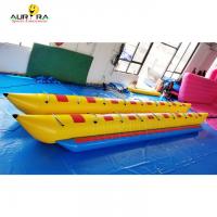 China 8 Persons Inflatable Water Toys Yellow Water Sports Flying Fish Banana Boat on sale